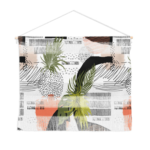 Marta Barragan Camarasa Nature abstract with strokes Wall Hanging Landscape