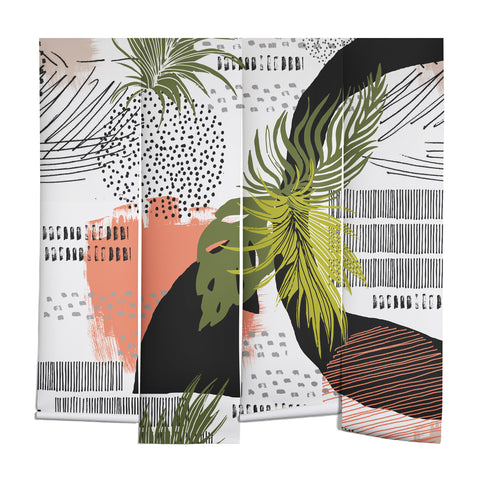 Marta Barragan Camarasa Nature abstract with strokes Wall Mural