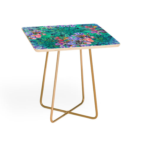 Marta Barragan Camarasa Nature among blue mandalas Side Table