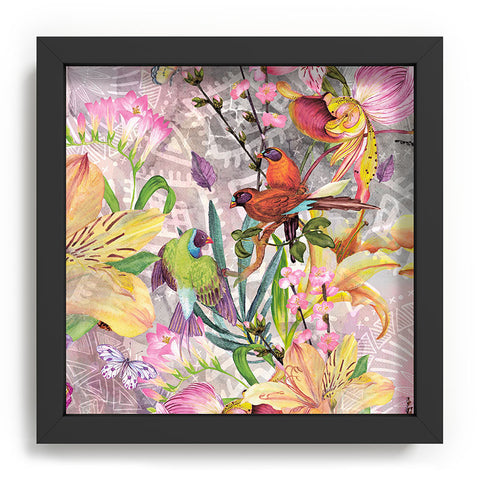 Marta Barragan Camarasa Nature among mandalas Recessed Framing Square