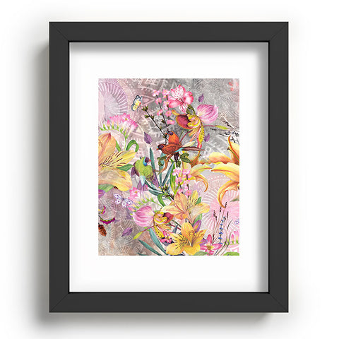 Marta Barragan Camarasa Nature among mandalas Recessed Framing Rectangle