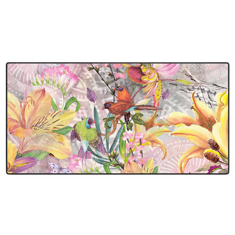 Marta Barragan Camarasa Nature among mandalas Desk Mat