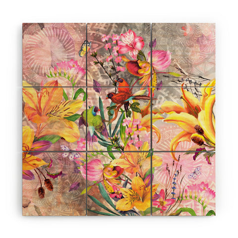 Marta Barragan Camarasa Nature among mandalas Wood Wall Mural