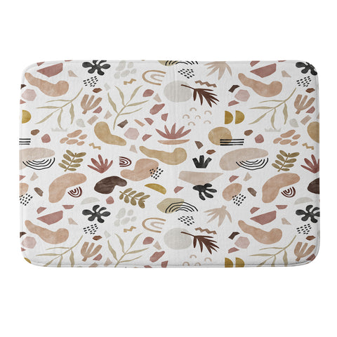 Marta Barragan Camarasa Nature desert terrazzo Memory Foam Bath Mat