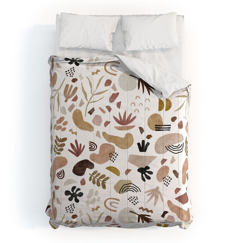 Marta Barragan Camarasa Nature desert terrazzo Comforter