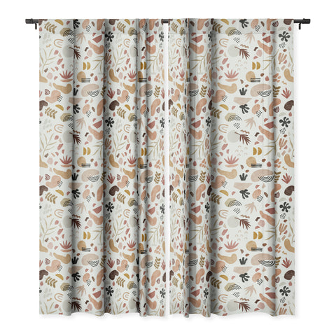 Marta Barragan Camarasa Nature desert terrazzo Blackout Window Curtain