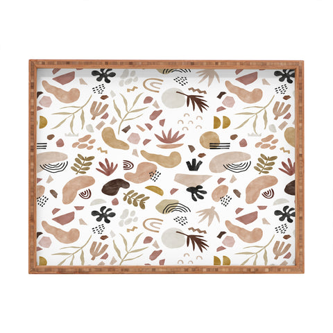 Marta Barragan Camarasa Nature desert terrazzo Rectangular Tray