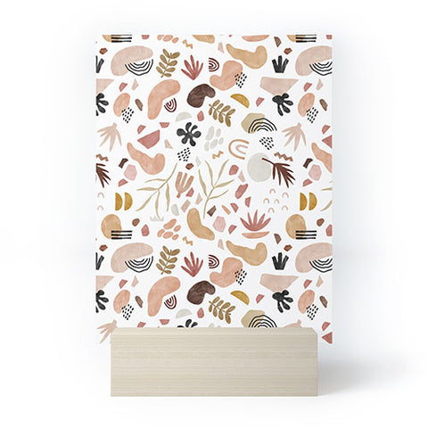 Marta Barragan Camarasa Nature desert terrazzo Mini Art Print