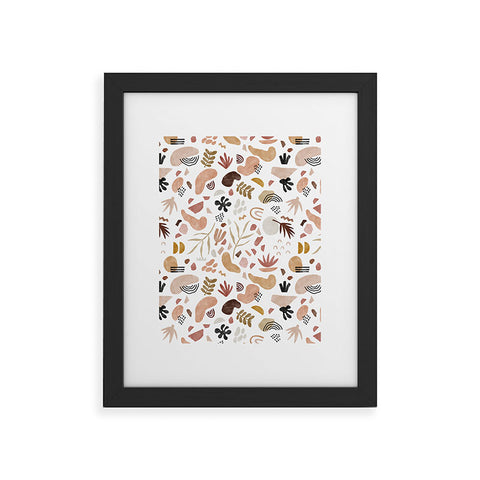 Marta Barragan Camarasa Nature desert terrazzo Framed Art Print