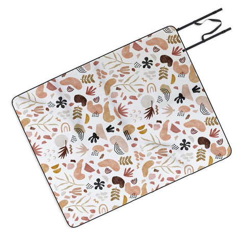 Marta Barragan Camarasa Nature desert terrazzo Picnic Blanket