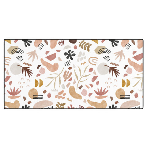 Marta Barragan Camarasa Nature desert terrazzo Desk Mat