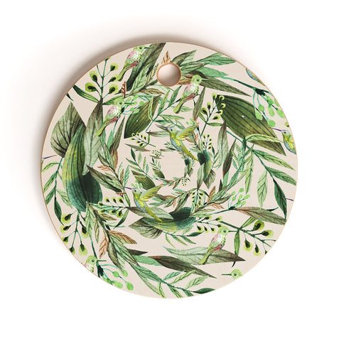 Marta Barragan Camarasa Nature in circles Cutting Board Round