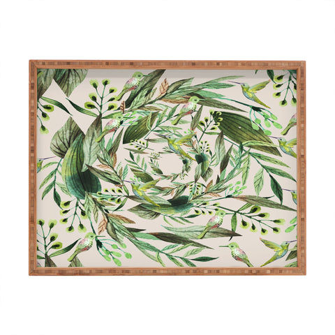 Marta Barragan Camarasa Nature in circles Rectangular Tray