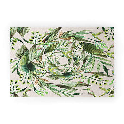 Marta Barragan Camarasa Nature in circles Welcome Mat