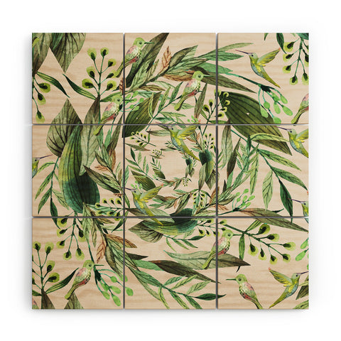Marta Barragan Camarasa Nature in circles Wood Wall Mural