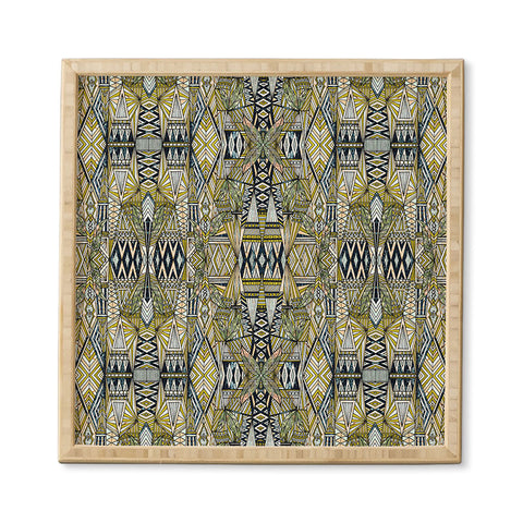 Marta Barragan Camarasa Nature tribal pattern Framed Wall Art