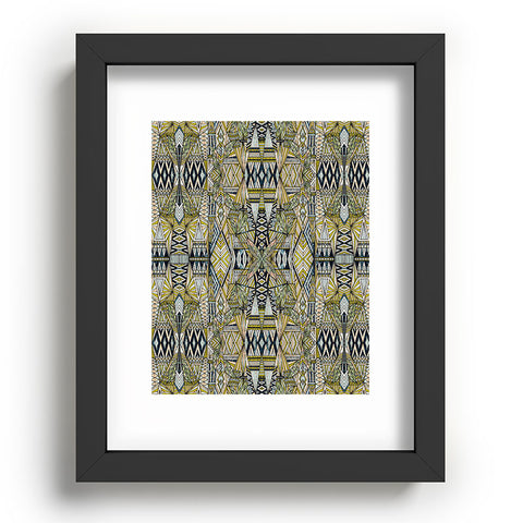 Marta Barragan Camarasa Nature tribal pattern Recessed Framing Rectangle