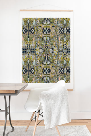 Marta Barragan Camarasa Nature tribal pattern Art Print And Hanger