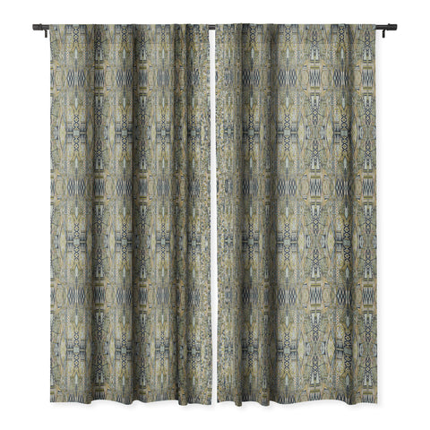 Marta Barragan Camarasa Nature tribal pattern Blackout Window Curtain