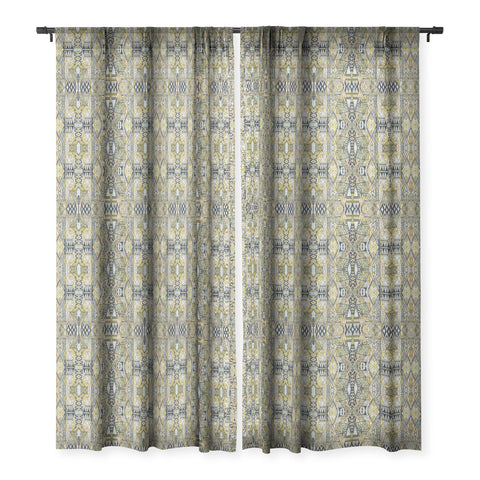 Marta Barragan Camarasa Nature tribal pattern Sheer Window Curtain