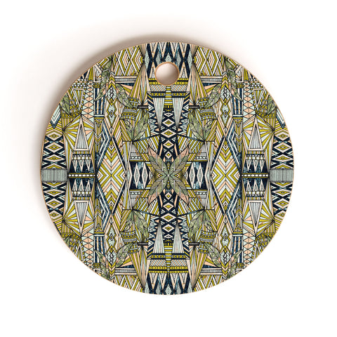 Marta Barragan Camarasa Nature tribal pattern Cutting Board Round