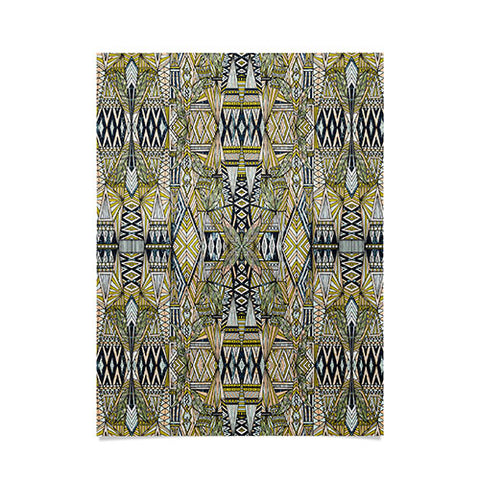 Marta Barragan Camarasa Nature tribal pattern Poster