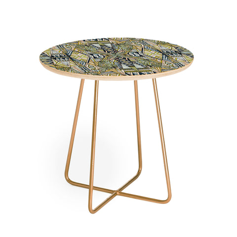 Marta Barragan Camarasa Nature tribal pattern Round Side Table