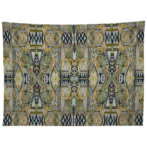 Marta Barragan Camarasa Nature tribal pattern Tapestry