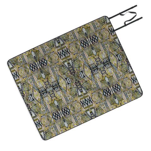 Marta Barragan Camarasa Nature tribal pattern Picnic Blanket