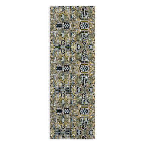 Marta Barragan Camarasa Nature tribal pattern Yoga Towel