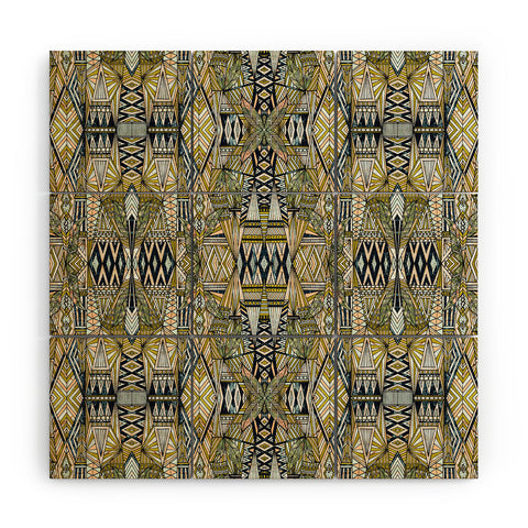 Marta Barragan Camarasa Nature tribal pattern Wood Wall Mural