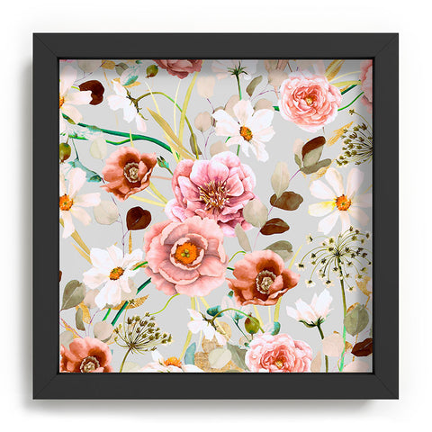 Marta Barragan Camarasa Nice garden blooms Recessed Framing Square