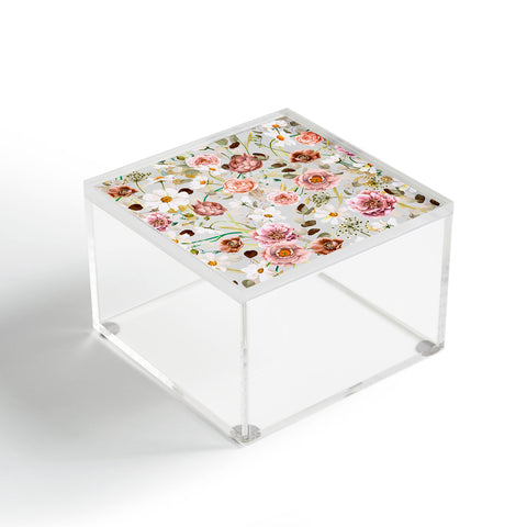 Marta Barragan Camarasa Nice garden blooms Acrylic Box
