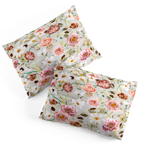 Marta Barragan Camarasa Nice garden blooms Pillow Shams