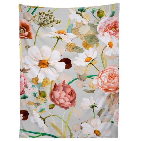 Marta Barragan Camarasa Nice garden blooms Tapestry