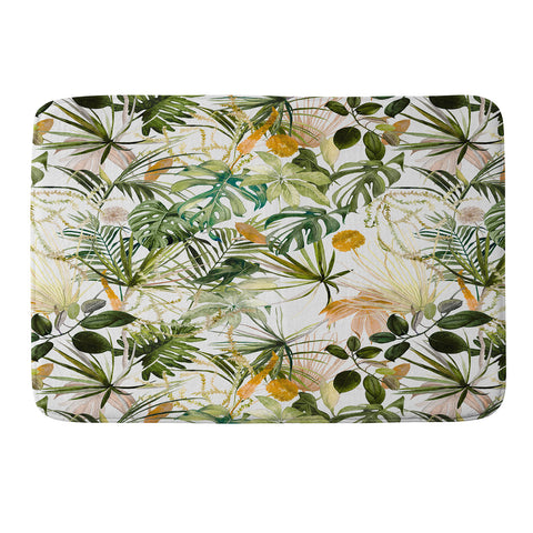 Marta Barragan Camarasa Nice jungle Memory Foam Bath Mat