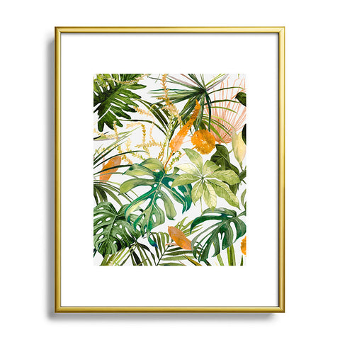 Marta Barragan Camarasa Nice jungle Metal Framed Art Print
