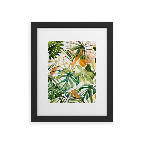 Marta Barragan Camarasa Nice jungle Framed Art Print