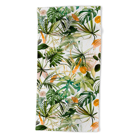 Marta Barragan Camarasa Nice jungle Beach Towel