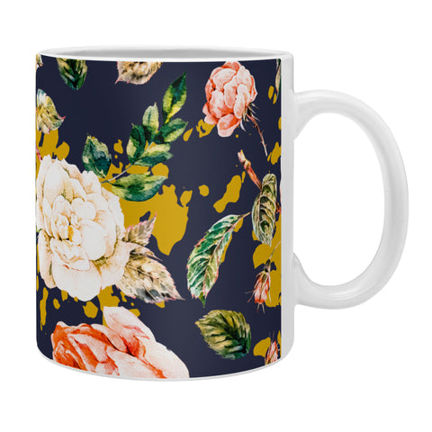 Marta Barragan Camarasa Night garden brushstrokes Coffee Mug