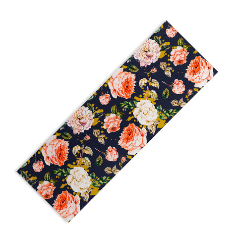 Marta Barragan Camarasa Night garden brushstrokes Yoga Mat