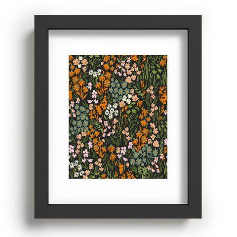 Marta Barragan Camarasa Night in the flowered meadow Recessed Framing Rectangle