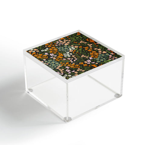 Marta Barragan Camarasa Night in the flowered meadow Acrylic Box