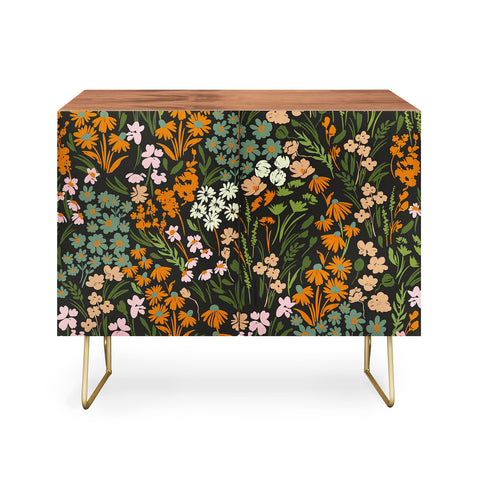 Marta Barragan Camarasa Night in the flowered meadow Credenza
