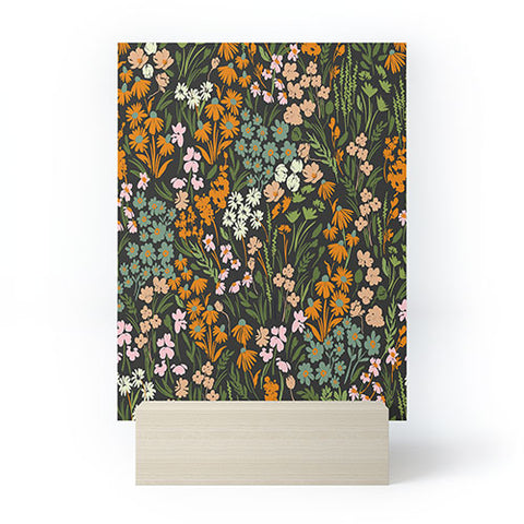 Marta Barragan Camarasa Night in the flowered meadow Mini Art Print
