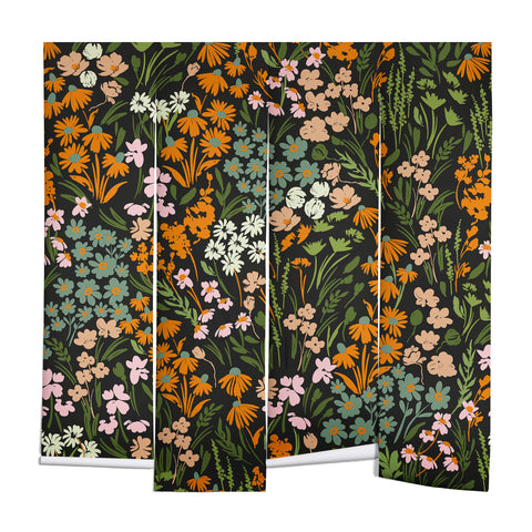 Marta Barragan Camarasa Night in the flowered meadow Wall Mural