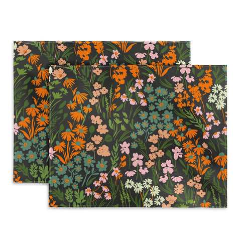 Marta Barragan Camarasa Night in the flowered meadow Placemat