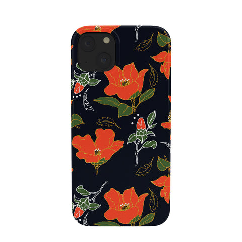 Marta Barragan Camarasa Night red bloom Phone Case
