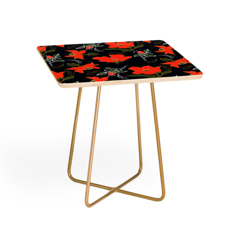 Marta Barragan Camarasa Night red bloom Side Table