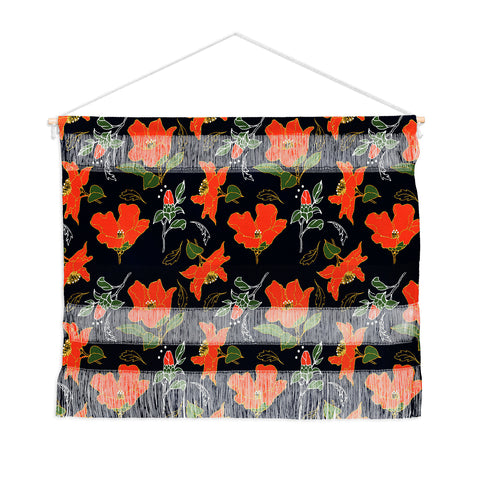 Marta Barragan Camarasa Night red bloom Wall Hanging Landscape